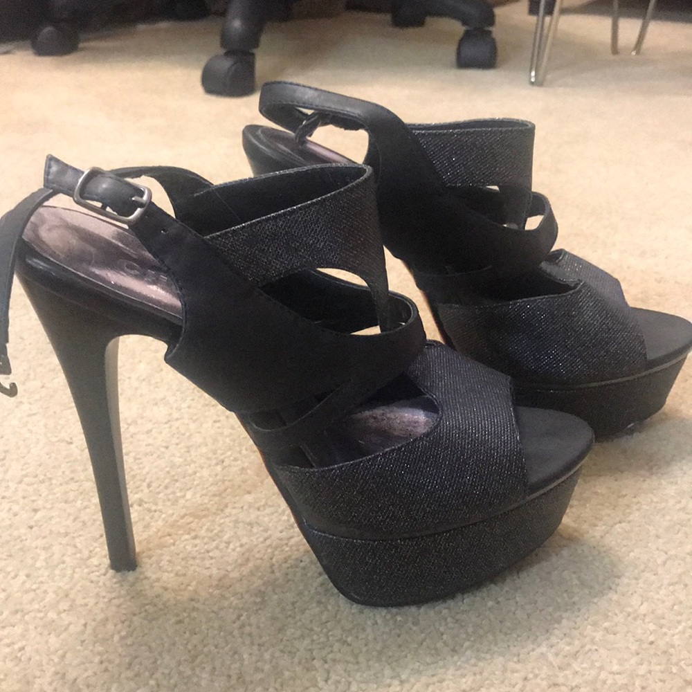 black heels